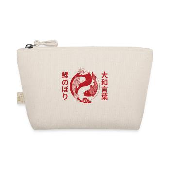 Japan China Koi Fisch Koifisch Chinesisch Yin Yang - Bio-Täschchen - Natur - Vorne