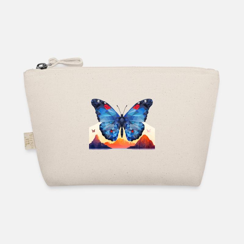 Blauer Morpho-Schmetterling Bio-Täschchen