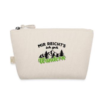 Mir reicht's ich geh Wandern Berge Natur Geschenk - Bio-Täschchen - Natur - Vorne