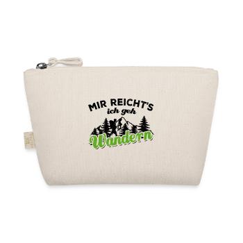 Mir reicht's ich geh Wandern Berge Natur Geschenk - Bio-Täschchen - Natur - Vorne