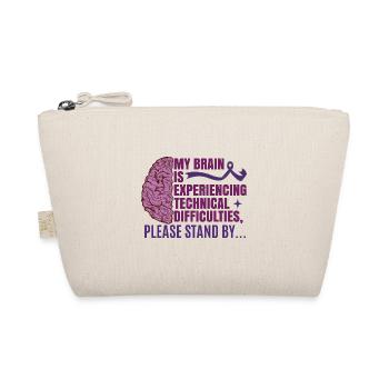 Epilepsy Awareness Month Apparel - Organic Pouch - nature - Front