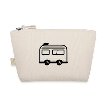 Kleiner Wohnwagen - Bio-Täschchen - Natur - Vorne