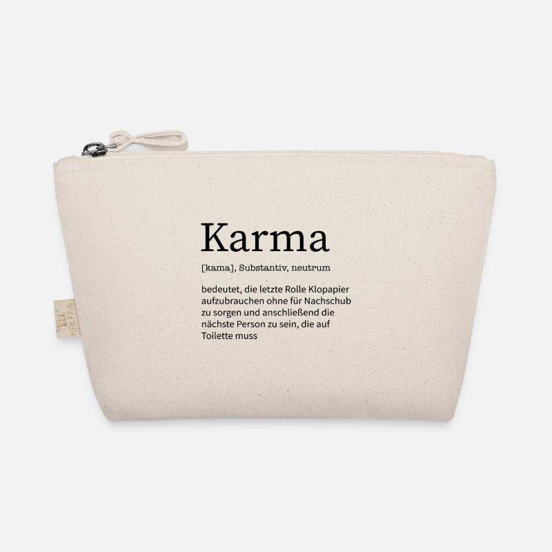 Funny Karma Definition Saying Destiny Gift Organic Pouch