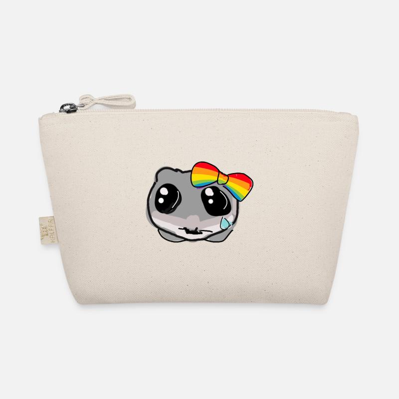 LGTB,illustration,rainbow,sad hamster Organic Pouch