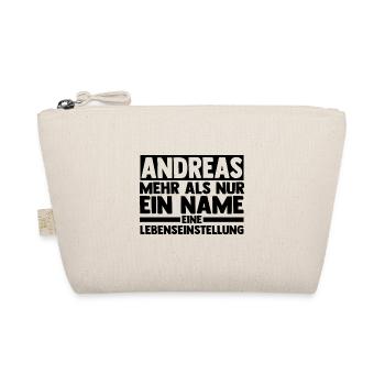 Prénom Andreas - Trousse biologique - nature - Devant