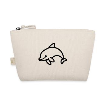 Delfin - Bio-Täschchen - Natur - Vorne