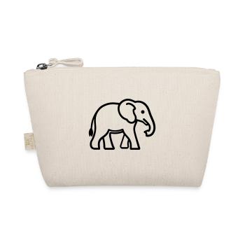 Elefant - Bio-Täschchen - Natur - Vorne