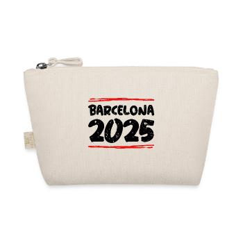 Barcelona 2025 Saying - Organic Pouch - nature - Front