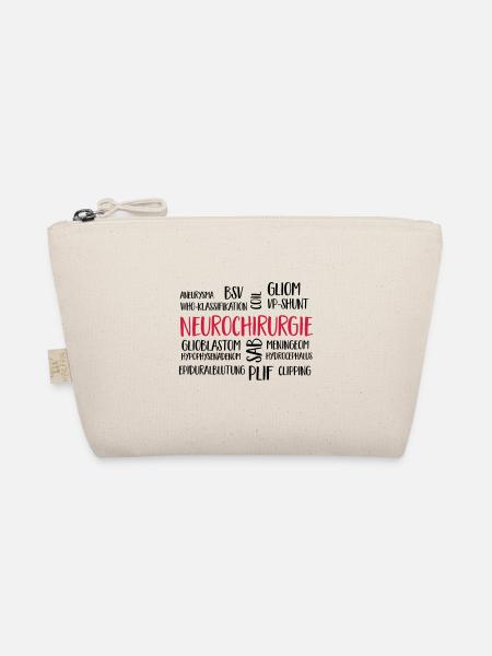 neurosurgery cloud - Organic Pouch - nature - Front