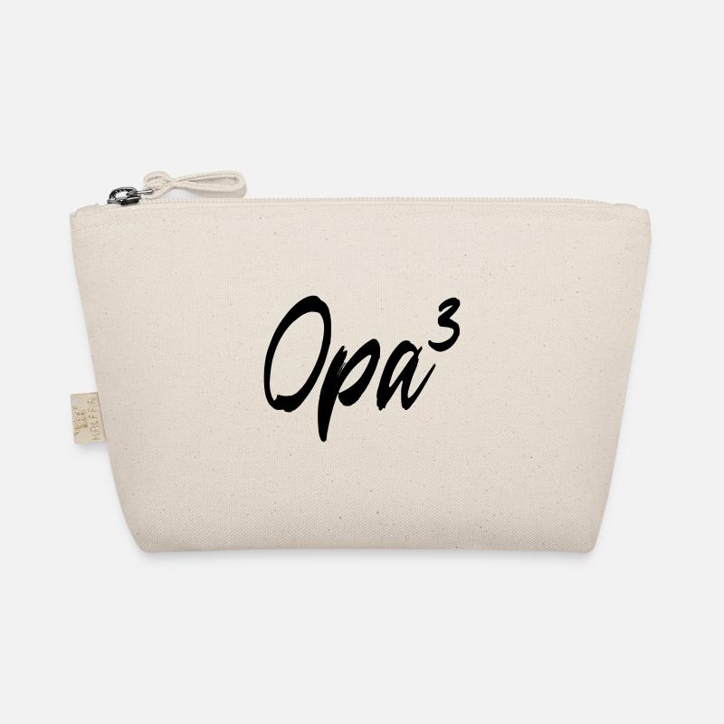 Opa hoch 3 dreifacher Opa werdender Opa Bio-Täschchen