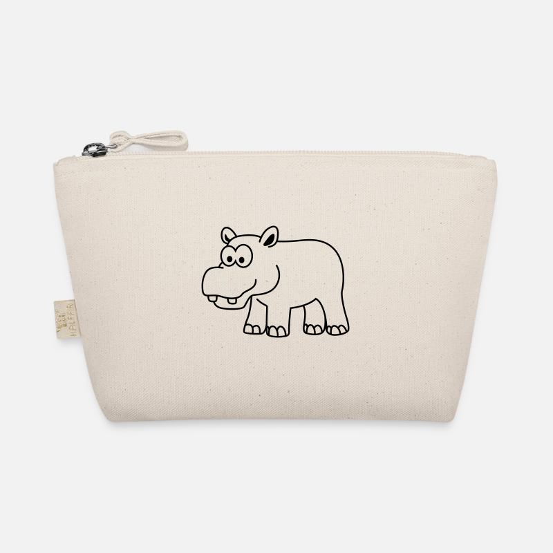 Nilpferd Comic Tier Bio-Täschchen