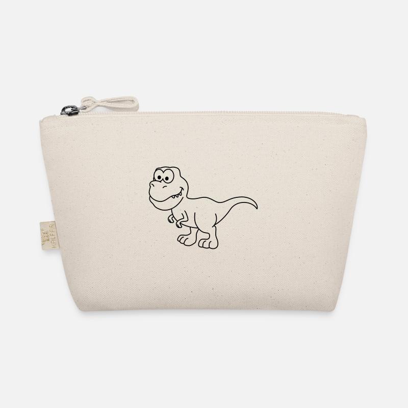 Dinosaur T-Rex Comic Organic Pouch