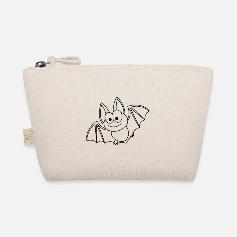 Bat Comic Animal Organic Pouch
