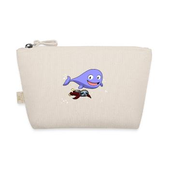 Scuba Diving Sloth Lazy Animal Diving I Gift - Organic Pouch - nature - Front