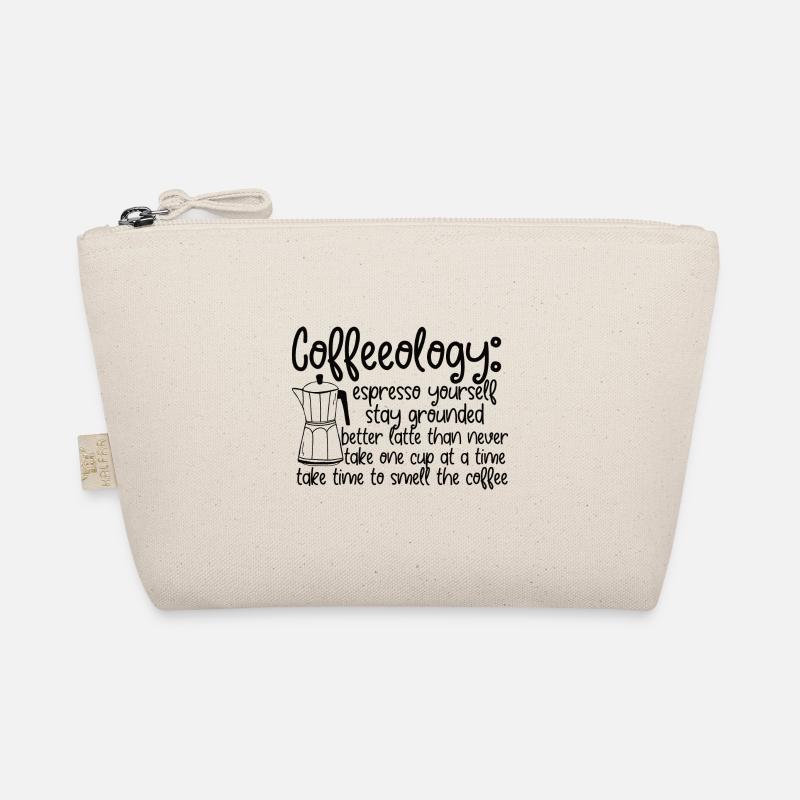 Kaffee Sarkasmus Freunde Glück Freude Cappuccino - Bio-Täschchen - Natur