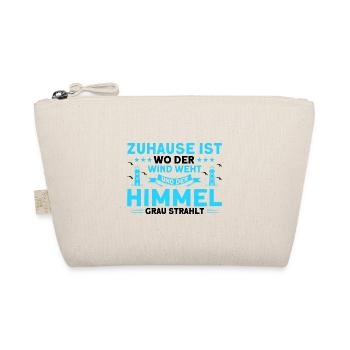 Norddeutsch Norden Nordsee Zitate Heimat Geschenk - Bio-Täschchen - Natur - Vorne