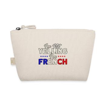 French Flag French Roots Gift - Organic Pouch - nature - Front