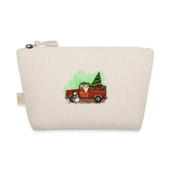 Weihnachten Santa Claus Merry Christmas - Organic Pouch - nature - Front