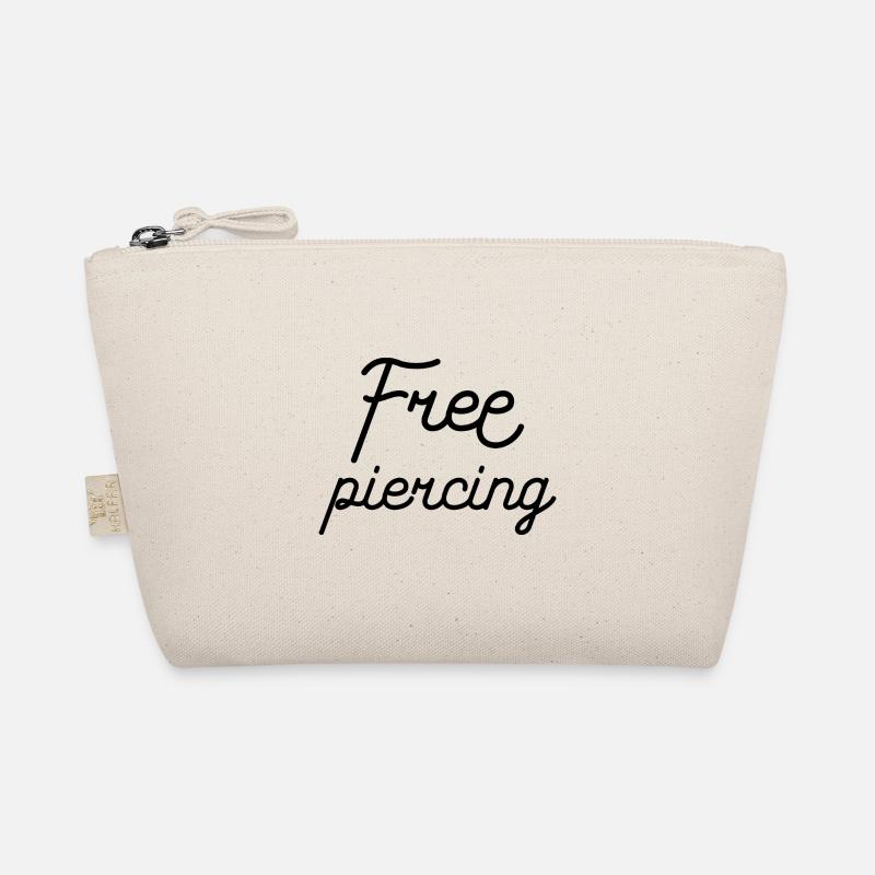 Free piercing - Bio-Täschchen - Natur
