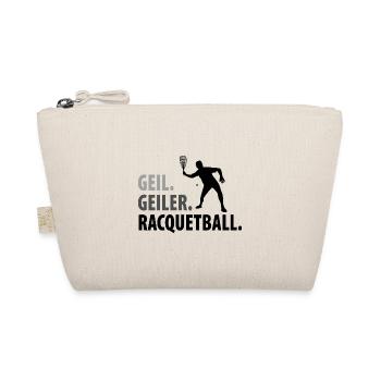 Racquetball Spieler - Bio-Täschchen - Natur - Vorne