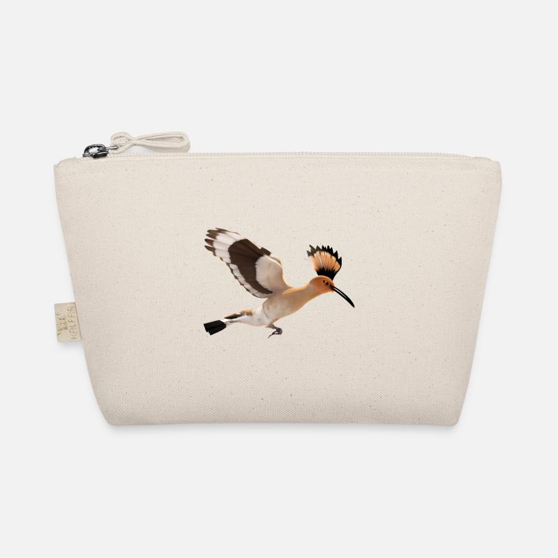 Wiedehopf Vogel Illustration - Bio-Täschchen - Natur