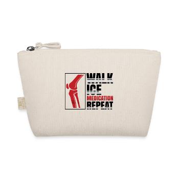 Walk Ice Medication Repeat - Bio-Täschchen - Natur - Vorne
