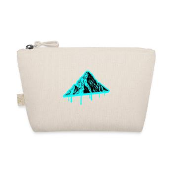Berg Silhouette Symbol Mountains - Bio-Täschchen - Natur - Vorne
