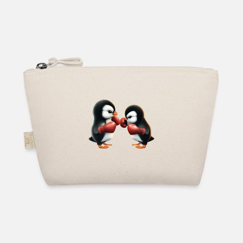 Penguin Boxing Match Organic Pouch