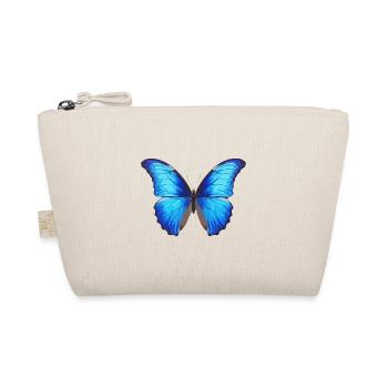 Blue Morpho Butterfly - Organic Pouch - nature - Front