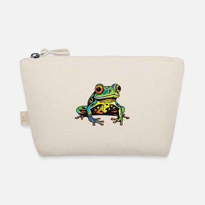 Frosch Kopf Bio-Täschchen