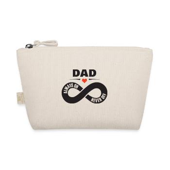 Dad Always On Never Off Dad Shirt Father's Day - Organic Pouch - nature - Front