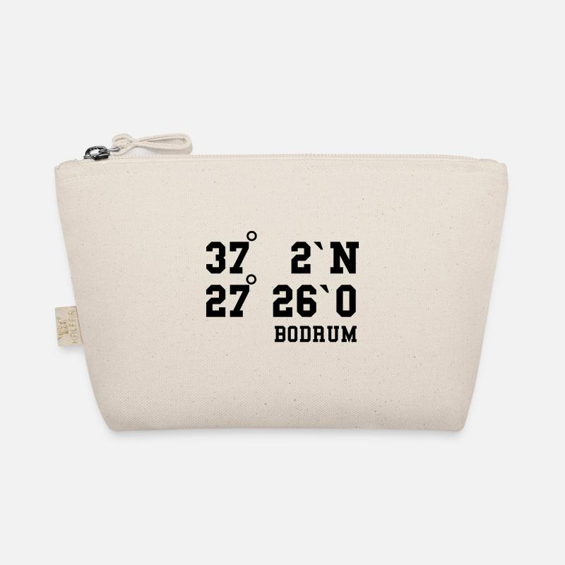 Bodrum Coordinates Turkey Vacation Idea Organic Pouch