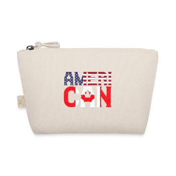 US Flag Canadia American Pride Canadian Flag - Bio-Täschchen - Natur - Vorne