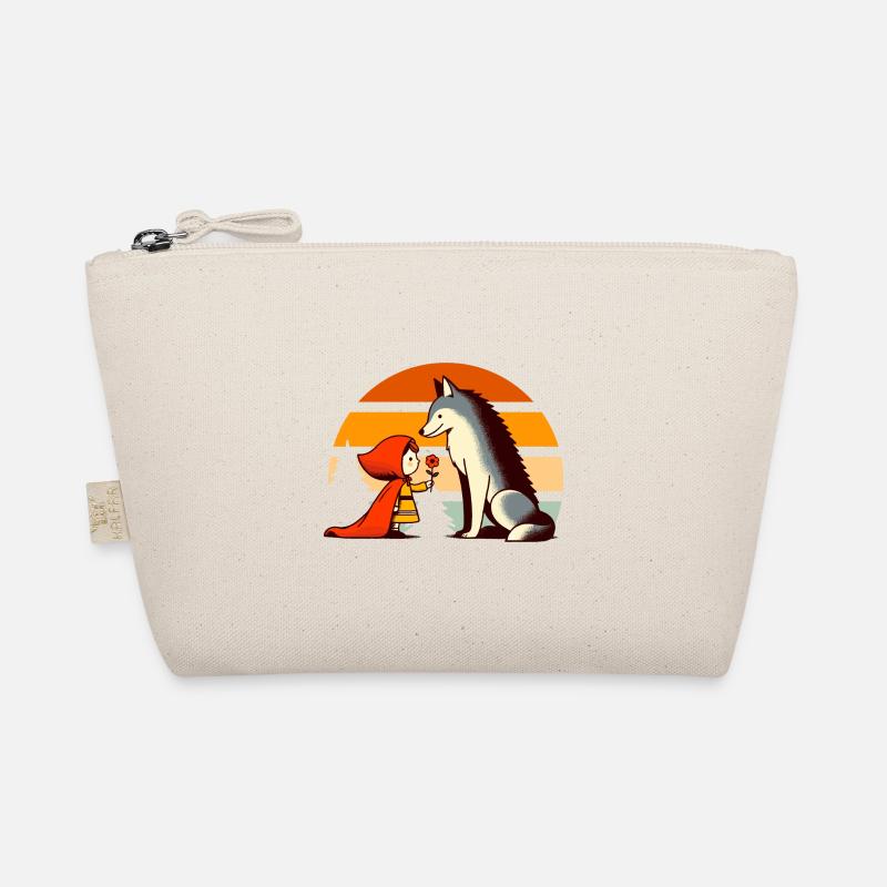 Märchen Rotkäppchen und der Wolf Wald Niedlich Bio-Täschchen