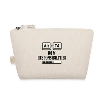 Alt F4 My Responsibilities Art - Organic Pouch - nature - Front