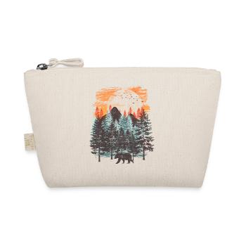 Forest landscape (Bear) - Organic Pouch - nature - Front