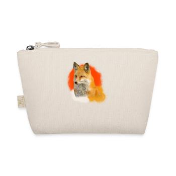 Fox foxes illustration design animal gift - Organic Pouch - nature - Front