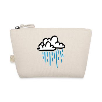 Two rain clouds colorful / two rain clouds - Organic Pouch - nature - Front