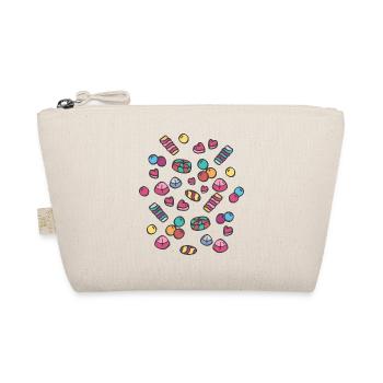 Halloween candy / candy design / gift - Organic Pouch - nature - Front