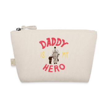 Pompier pompier père cadeau fils - Trousse biologique - nature - Devant