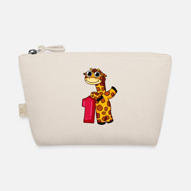 1st birthday giraffe 1st class gift Organic Pouch