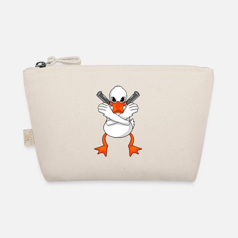Duck with gun Organic Pouch