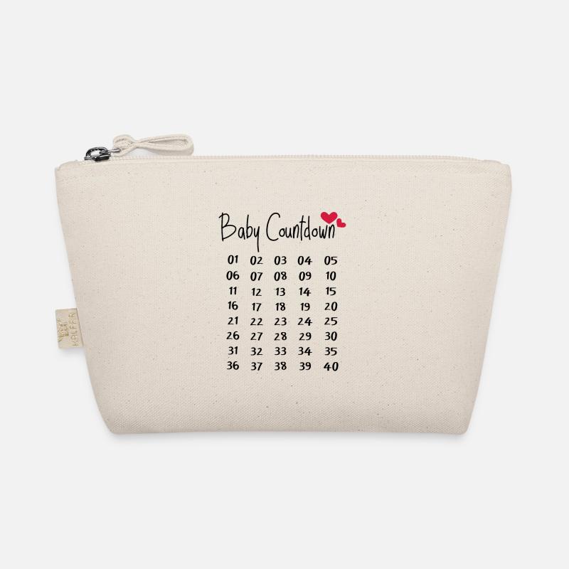 Baby Countdown Pregnancy Weeks Organic Pouch