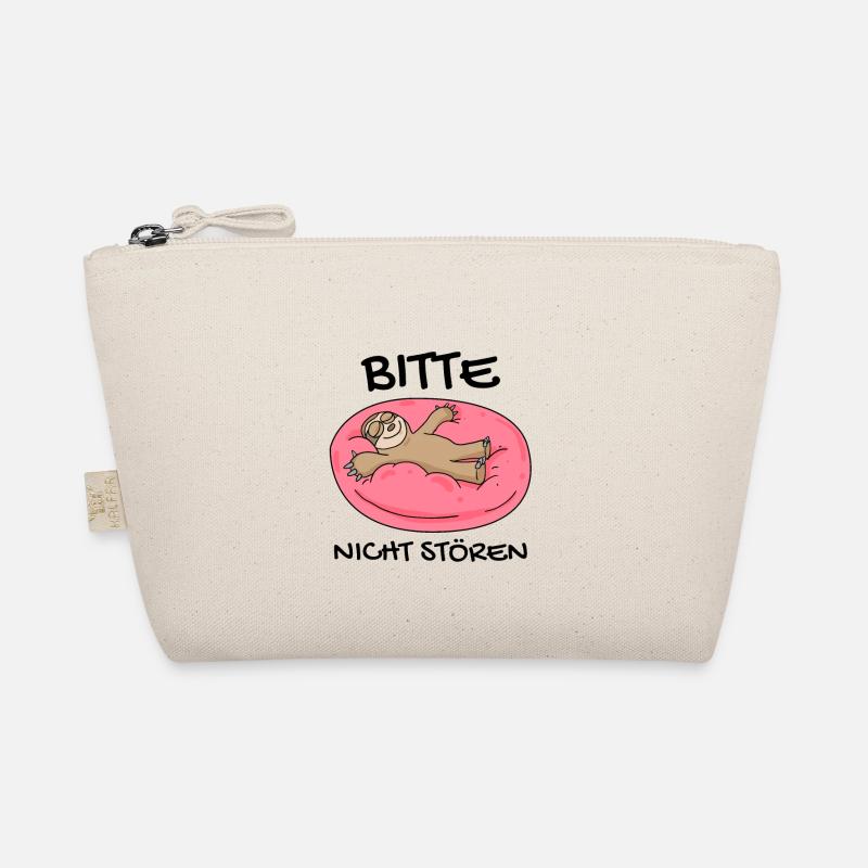 Bitte nicht stören Faultier Entspannen Geschenk Bio-Täschchen