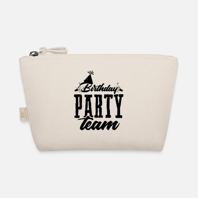Geburtstag Party Team - Bio-Täschchen - Natur