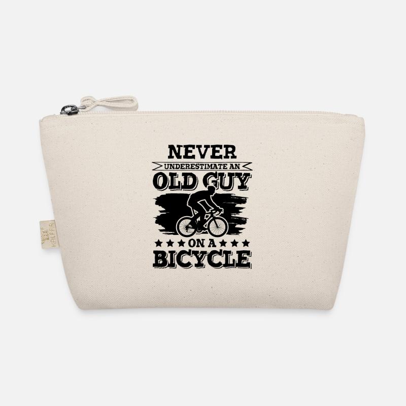 alter mann radfahren Bio-Täschchen