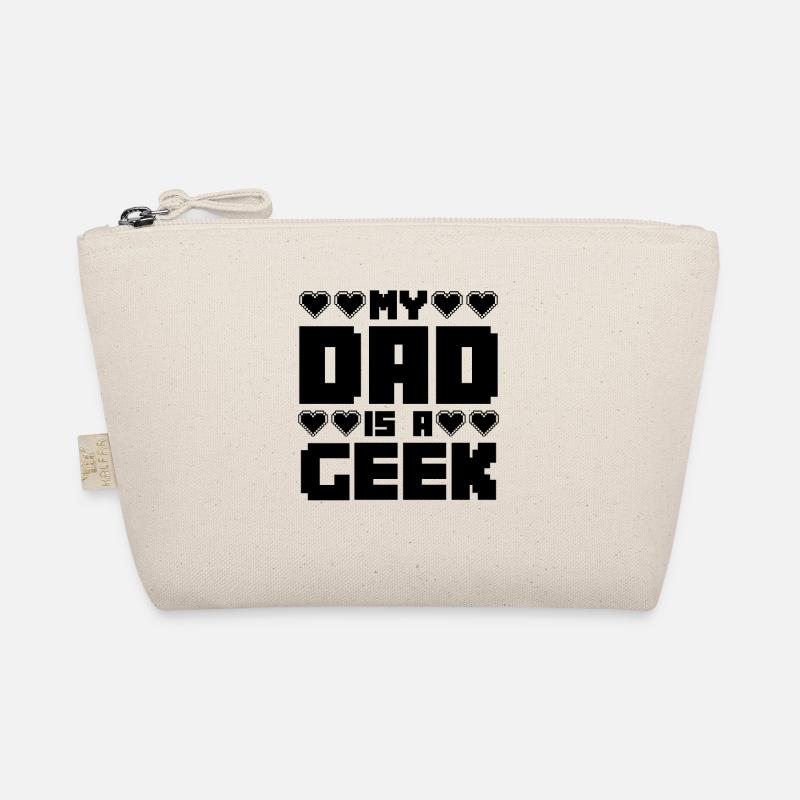 Geek Dad Papa spruch - Bio-Täschchen - Natur