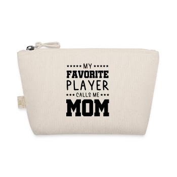 Feldhockey mama - Bio-Täschchen - Natur - Vorne