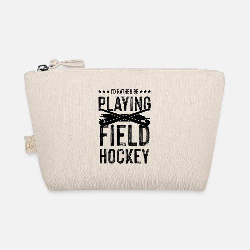 Feldhockey spielen spruch Bio-Täschchen
