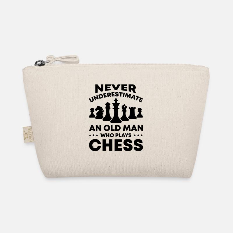 old man chess Organic Pouch